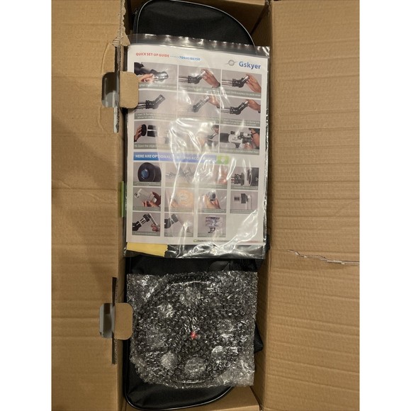 Gskyer Telescope, 70mm Aperture 400mm AZ Mount Astronomical Refracting T… - Picture 3 of 5